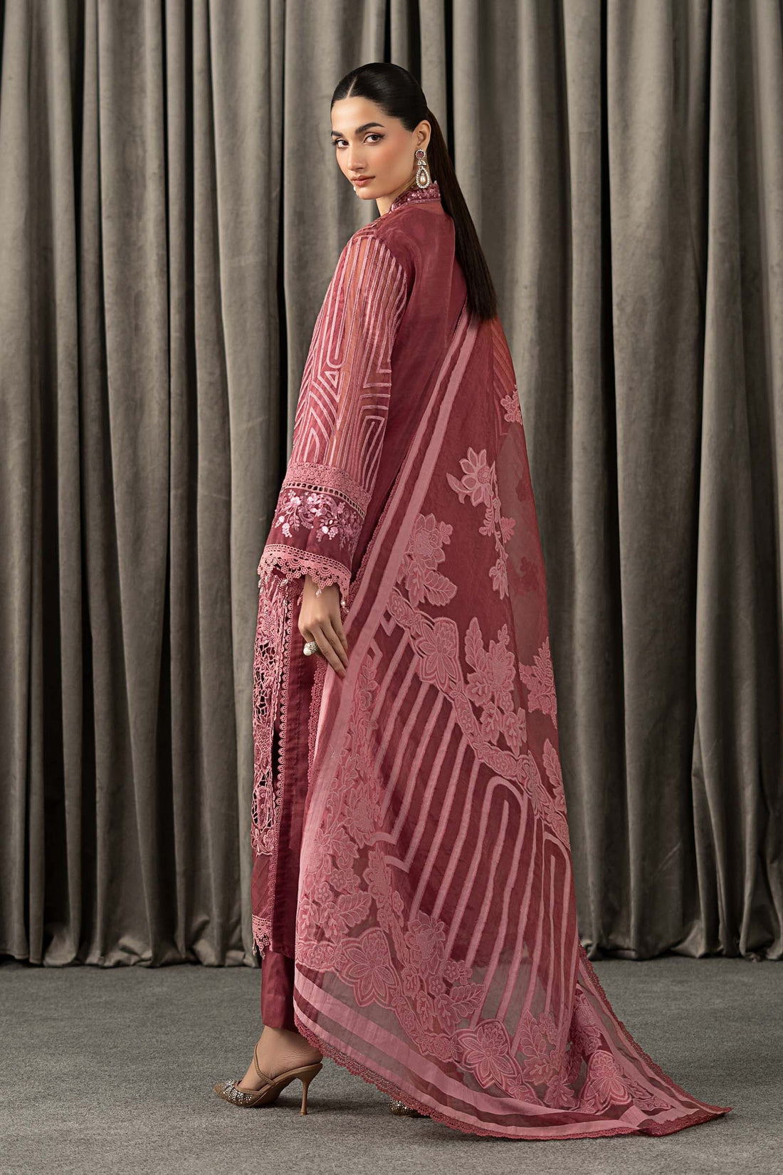 Maria B | Winter Luxe Pret 25 | WLS-1304-Ash Pink