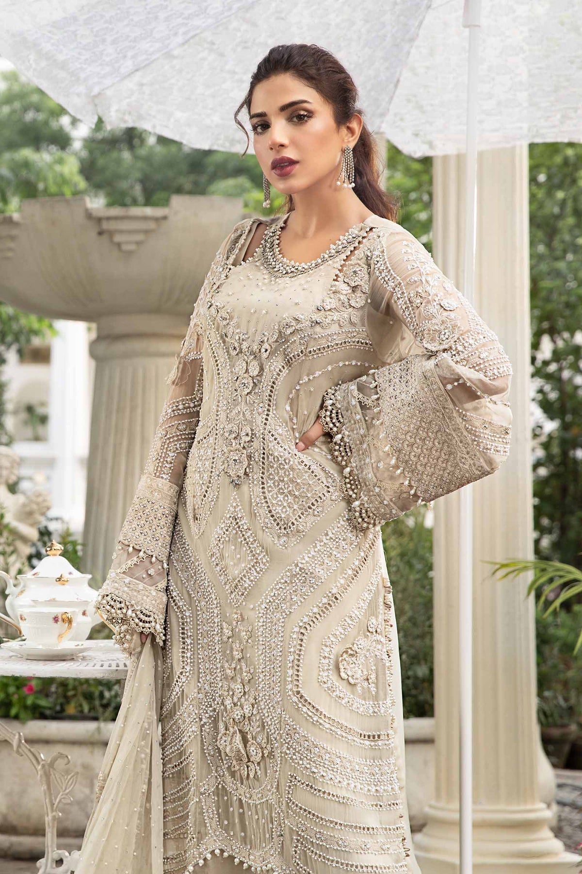 Maria B | Chiffon Formals 24 | Chiffon Suit | MPC-24-104 - House Of Anaya