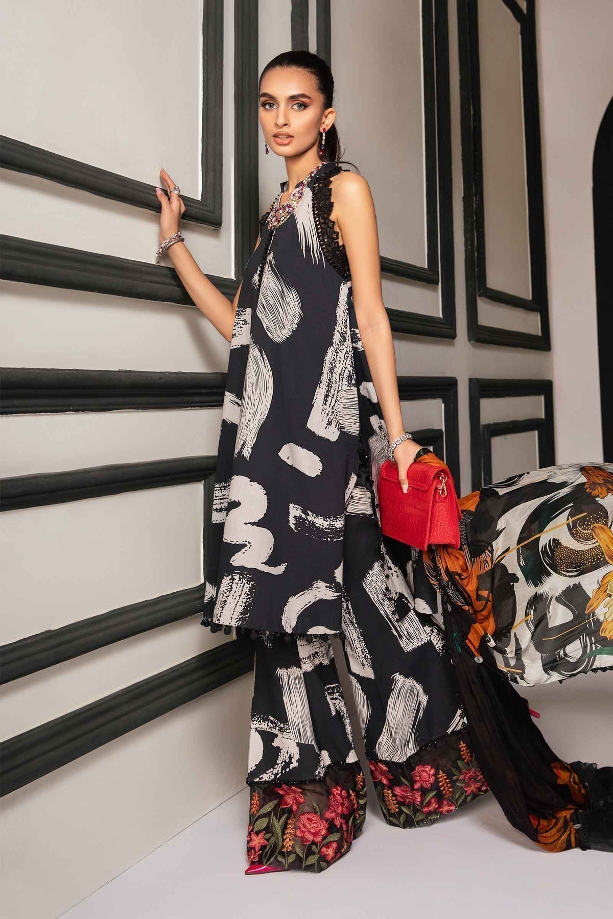 Maria.B | M Print Eid Edit | MPT-2205-A - House Of Anaya