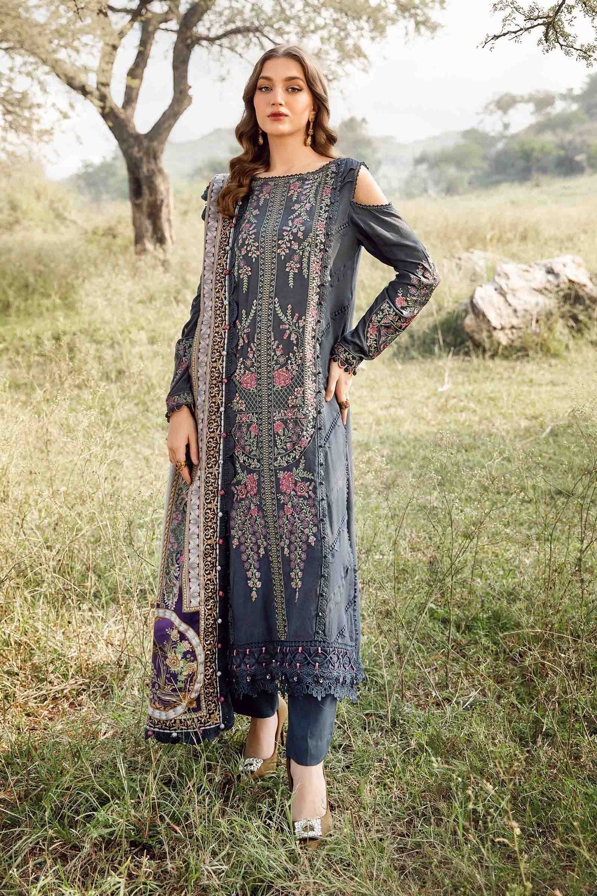 Maria B | M Prints Winter 24 | MPT-2406-A - House Of Anaya