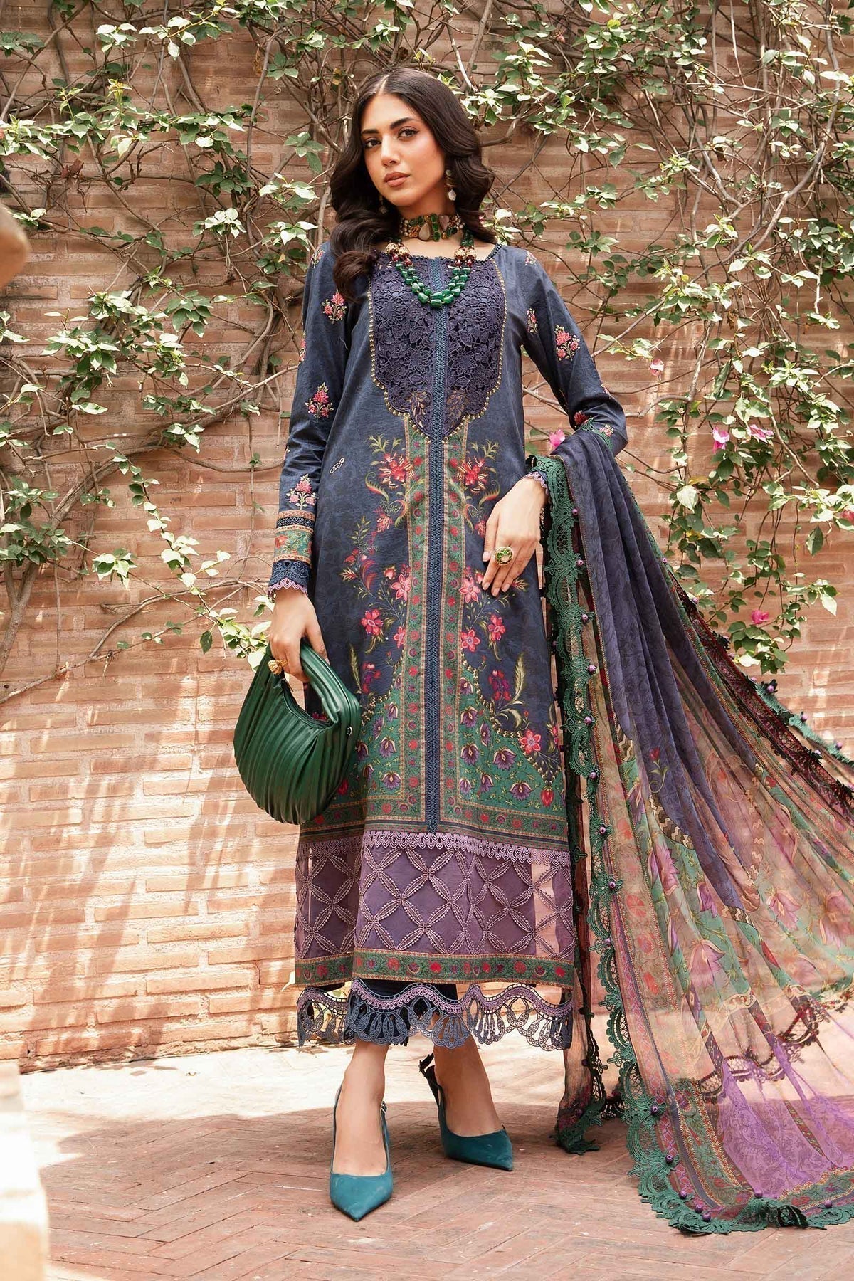 Maria.B | M Print Eid Edit | MPT-2206-B - House Of Anaya