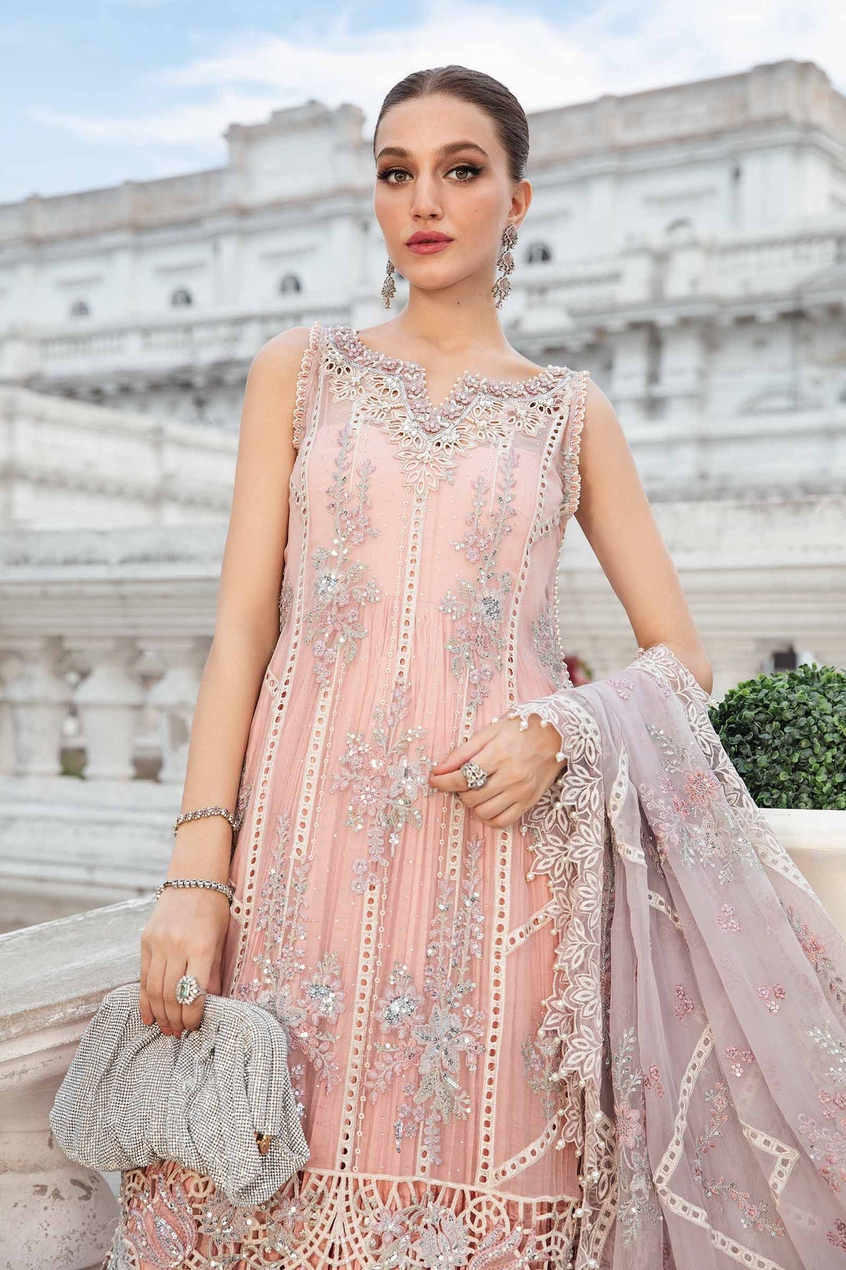 Maria B | Chiffon Formals 24 | Chiffon Suit | MPC-24-106
