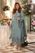 Maria b | Chiffon Formals 26 | MPC-26-106-Slate Blue