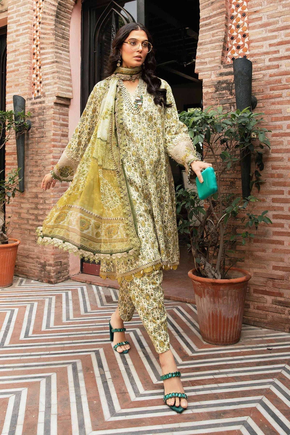 Maria.B | M Print Eid Edit | MPT-2207-A - House Of Anaya