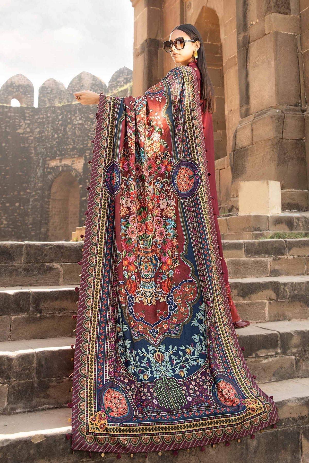 Maria B | M Prints Winter 24 | MPT-2407-B - House Of Anaya