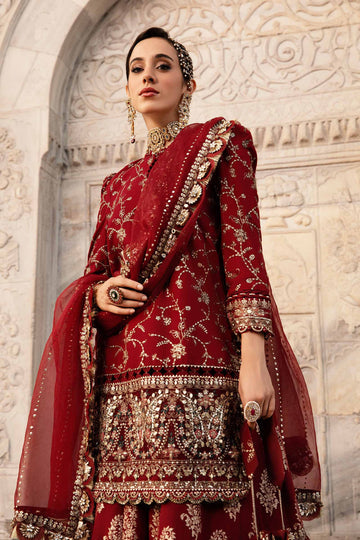 Maria B | Embroidered Cotton Satin Suit | CST-807