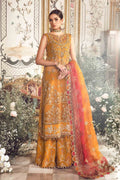MARIA.B-MBROIDERED | Mustard BD-2707 - Riwayat-e-khas