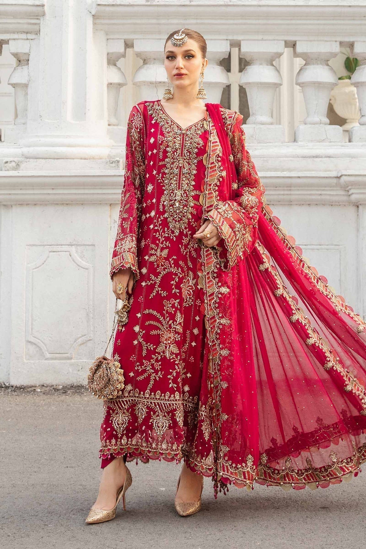Maria B | Chiffon Formals 24 | Chiffon Suit | MPC-24-107 - House Of Anaya