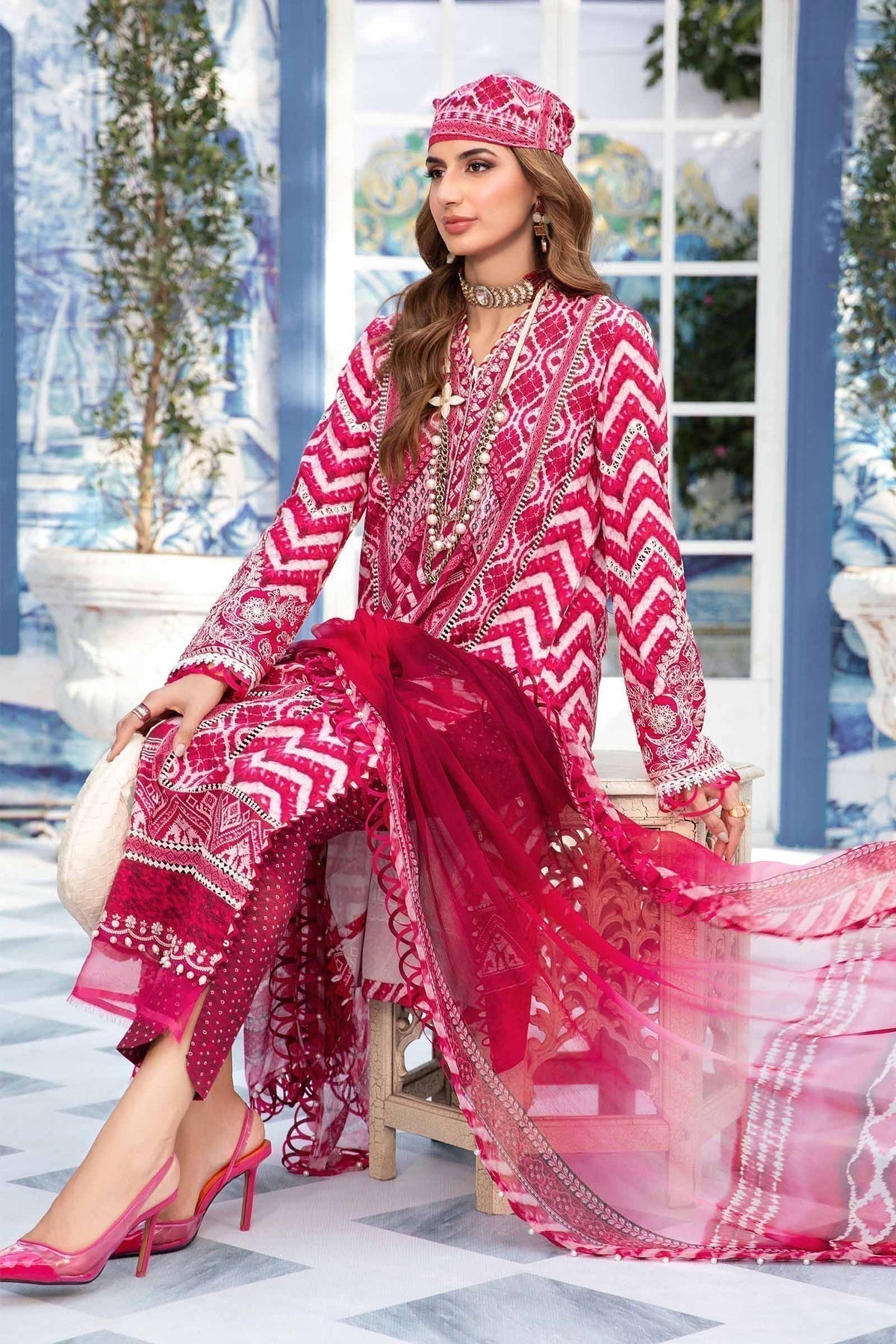 Maria.B | M Print Eid Edit | MPT-2208-A - House Of Anaya