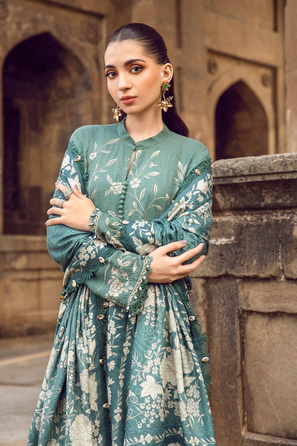 Maria B | M Prints Winter 24 | MPT-2408-A - House Of Anaya