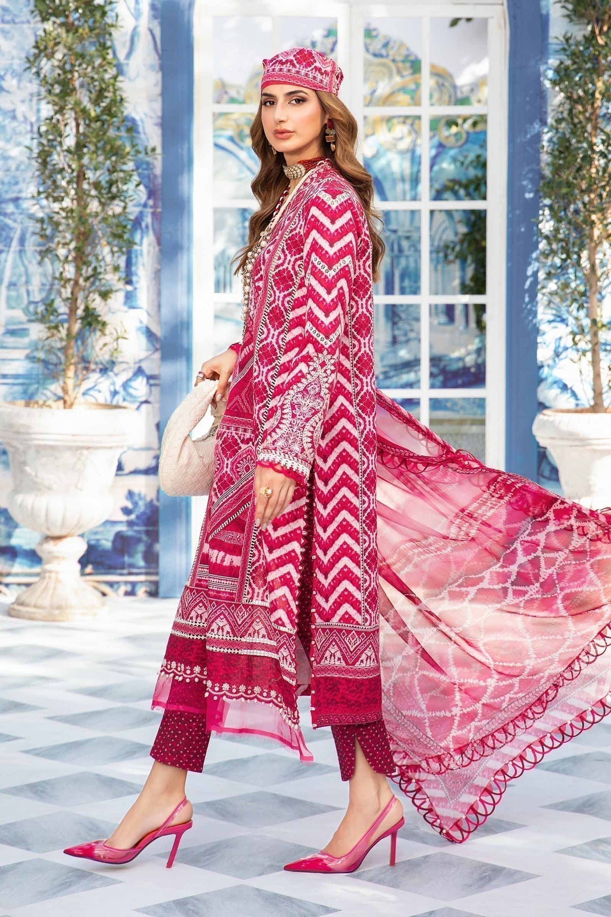 Maria.B | M Print Eid Edit | MPT-2208-A - House Of Anaya