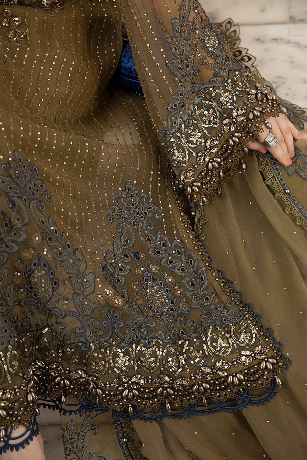Maria B | Chiffon Formals 24 | Chiffon Suit | MPC-24-108