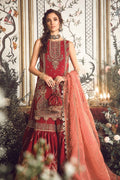 MARIA.B-MBROIDERED | Maroon BD-2708 - Riwayat-e-khas