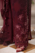 Maria b | Chiffon Formals 26 | MPC-26-108-Burgundy