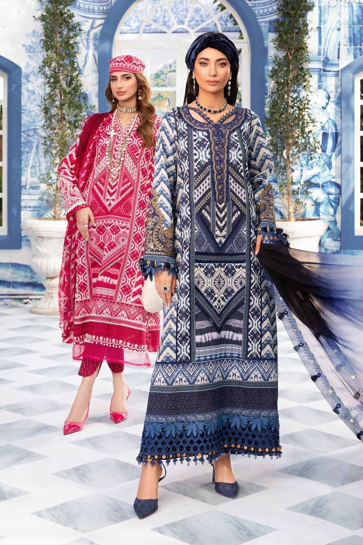 Maria.B | M Print Eid Edit | MPT-2208-B - House Of Anaya