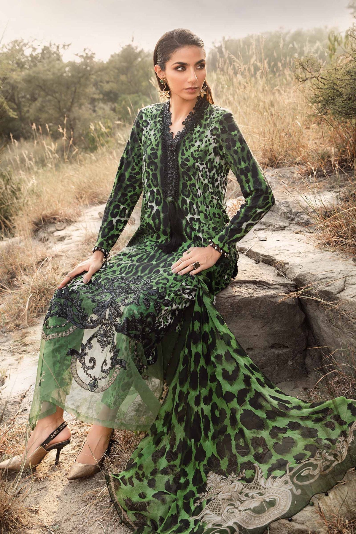 Maria B | M Prints Winter 24 | MPT-2409-A