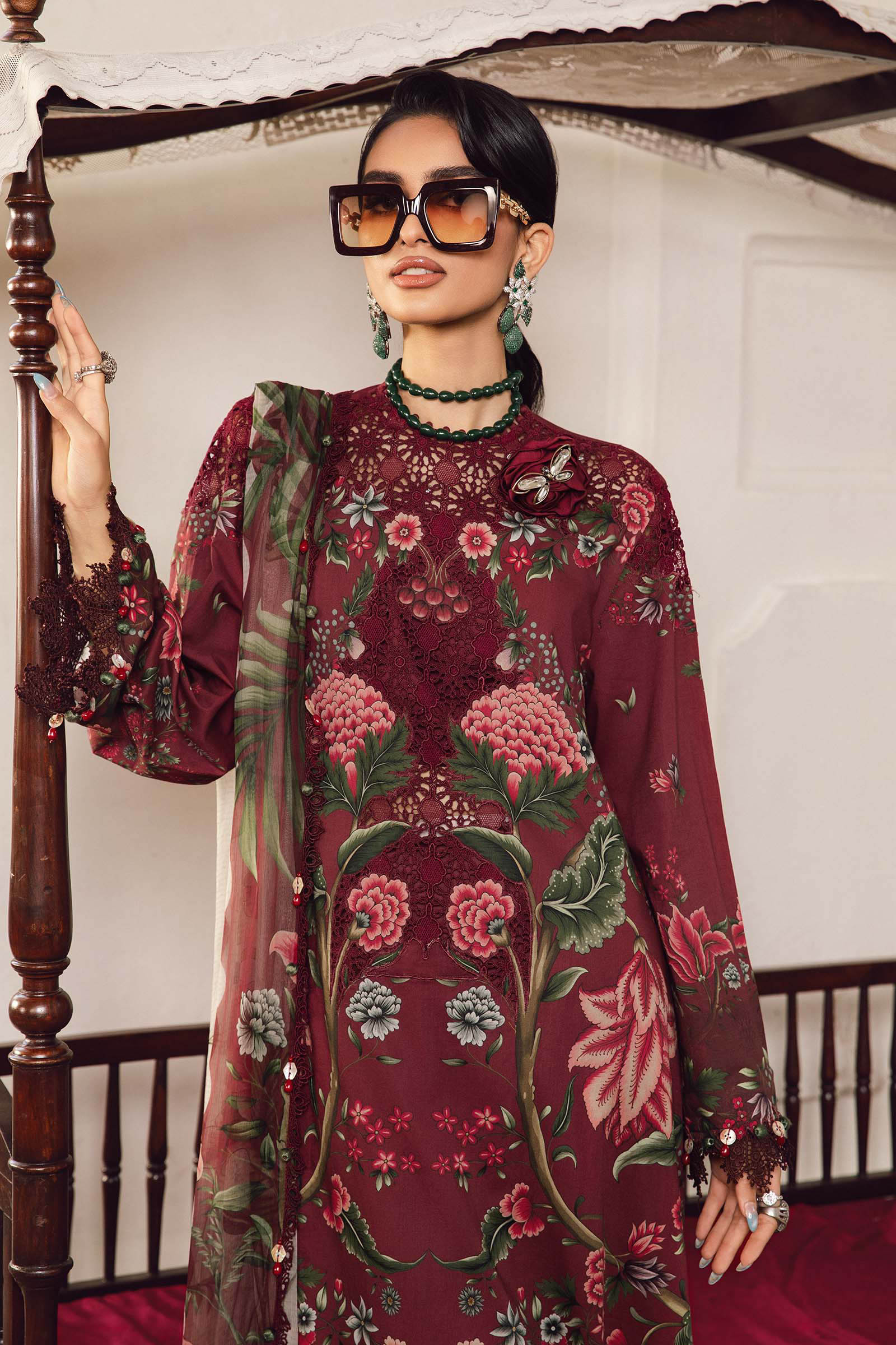 Maria B | M Prints Winter 25 | MPT-2709-A