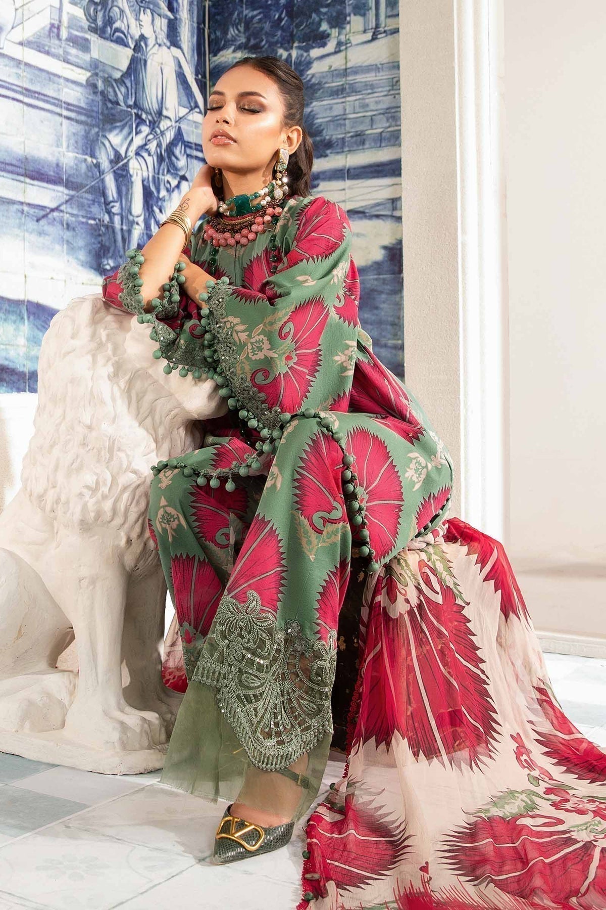 Maria.B | M Print Eid Edit | MPT-2209-A - House Of Anaya
