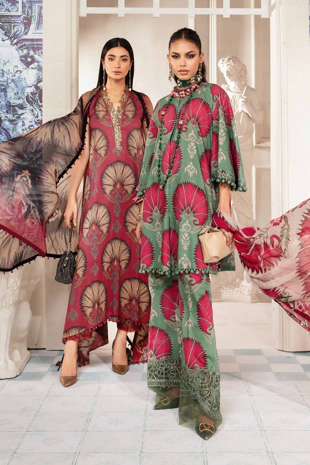 Maria.B | M Print Eid Edit | MPT-2209-A - House Of Anaya