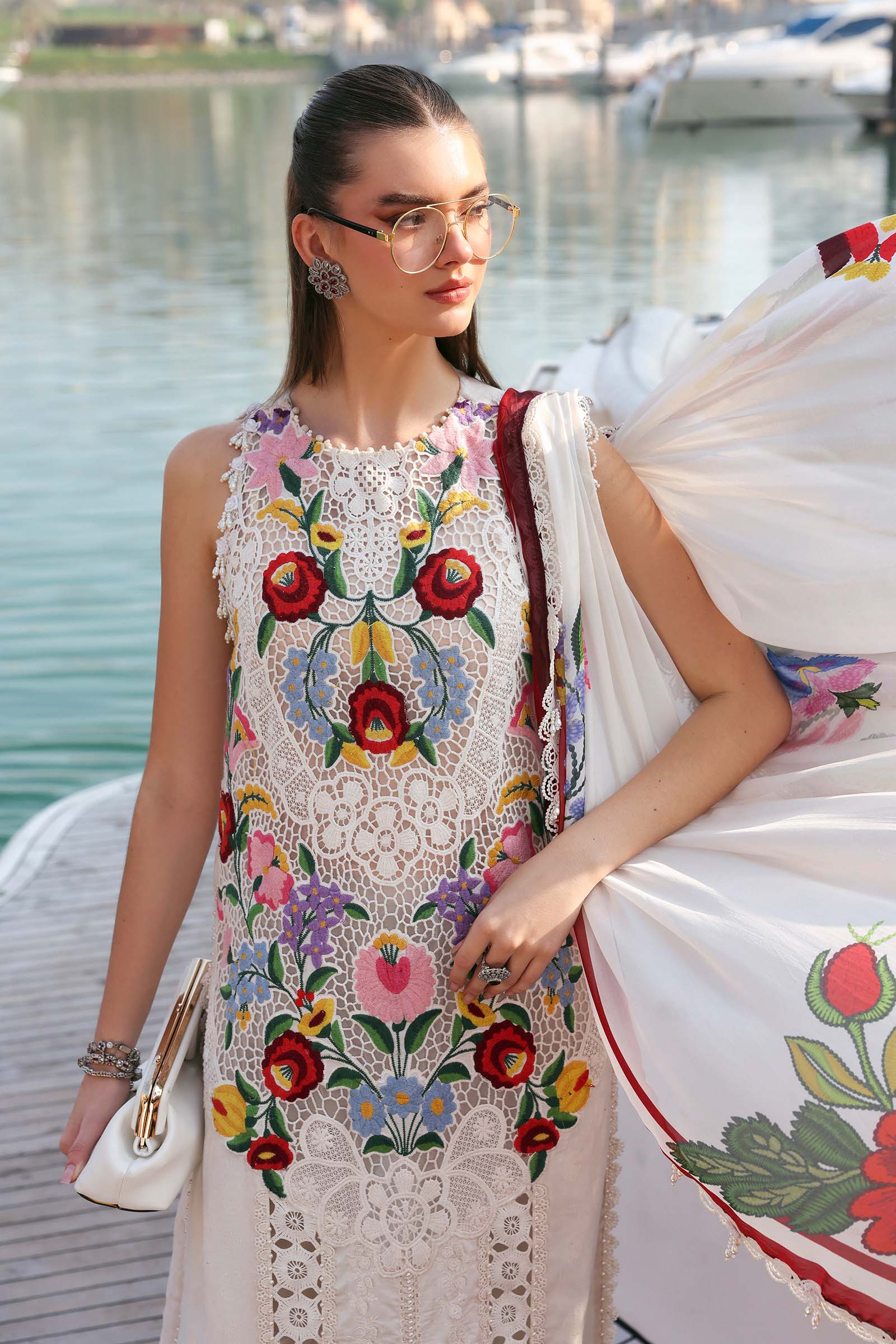 Maria B | Edit Lawn’26 | 3 Piece Unstitched Embroidered Jacquard Lawn Suit