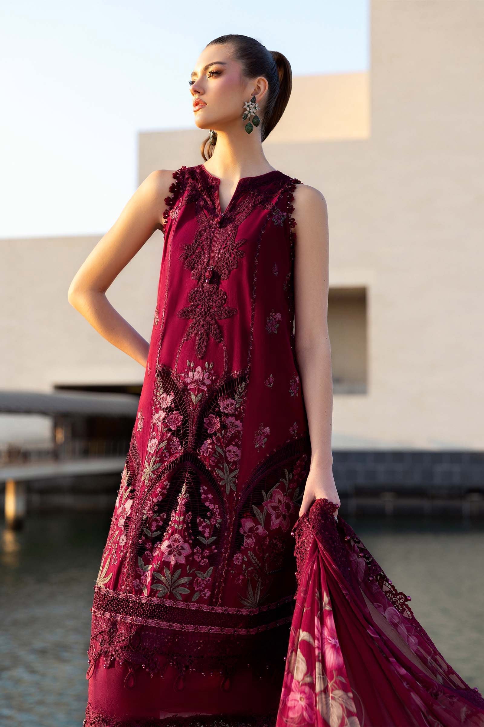 Maria B | Edit Lawn’26 | 3 Piece Unstitched Embroidered Lawn Suit