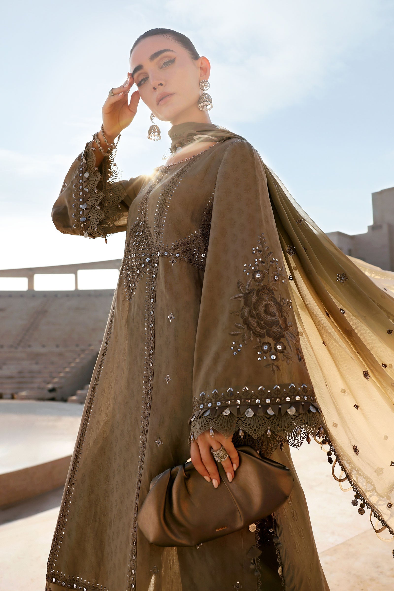 Maria B | Edit Lawn’26 | 3 Piece Unstitched Embroidered Jacquard Lawn Suit
