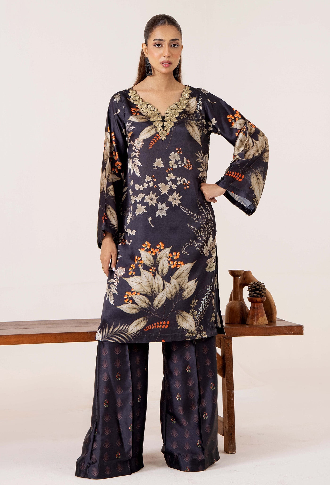 Adans Libas | EMB Silk | 2-PC EMB SILK 7631 - 1