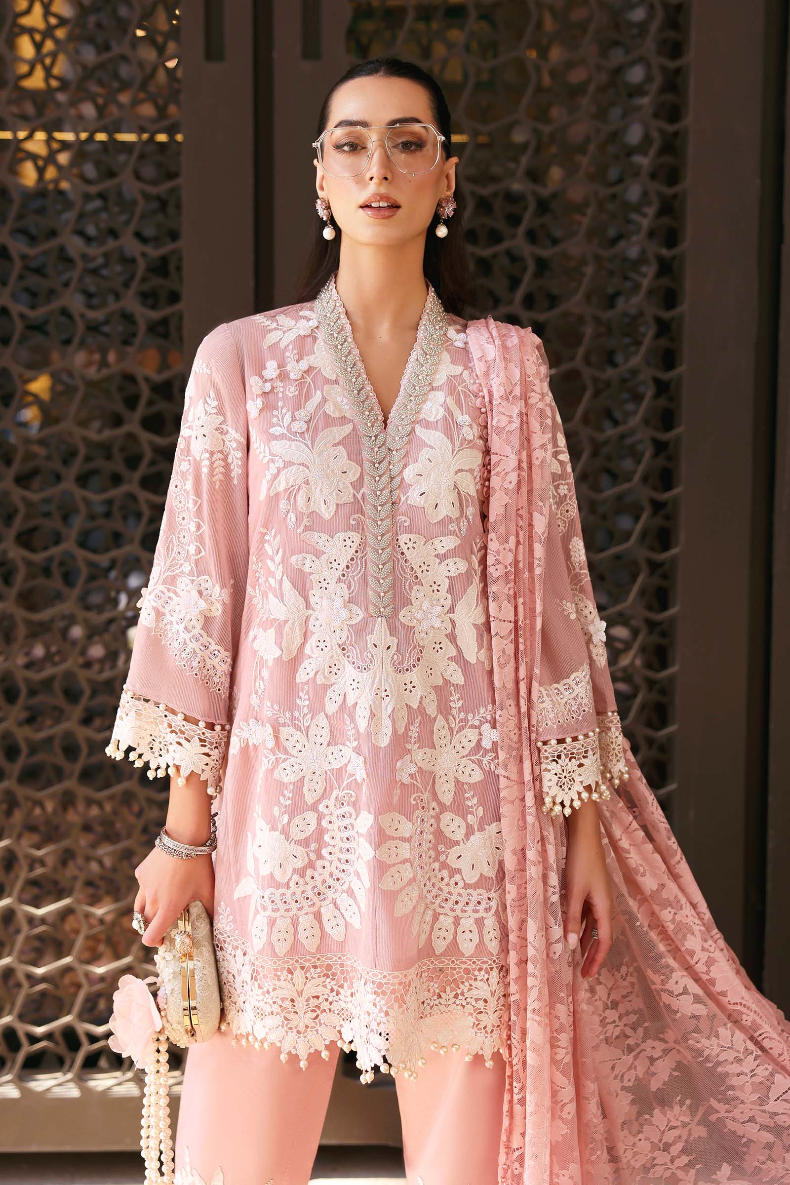 Maria B | Edit Lawn’26 | 3 Piece Unstitched Embroidered Lawn Karandi Suit