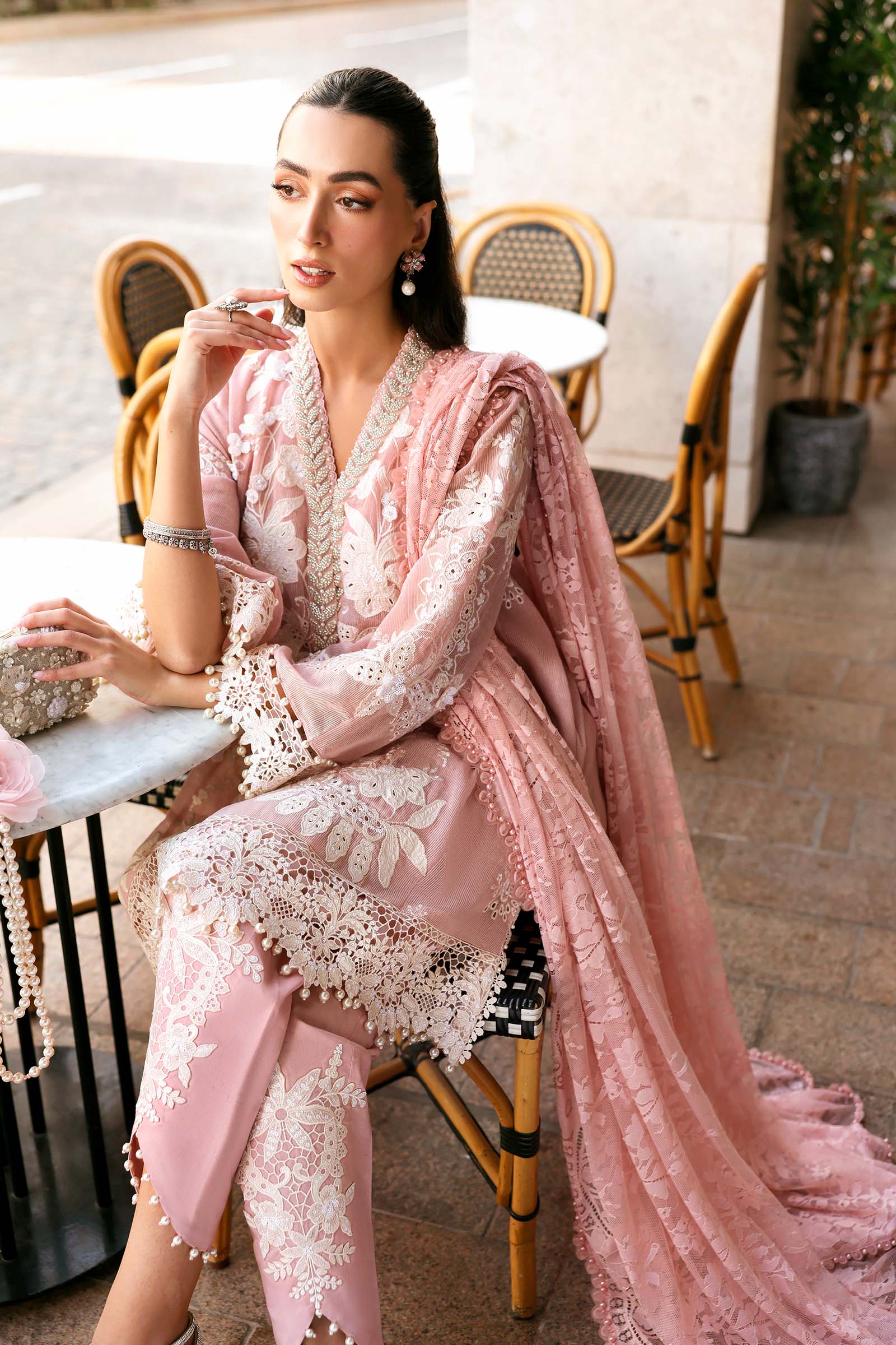 Maria B | Edit Lawn’26 | 3 Piece Unstitched Embroidered Lawn Karandi Suit