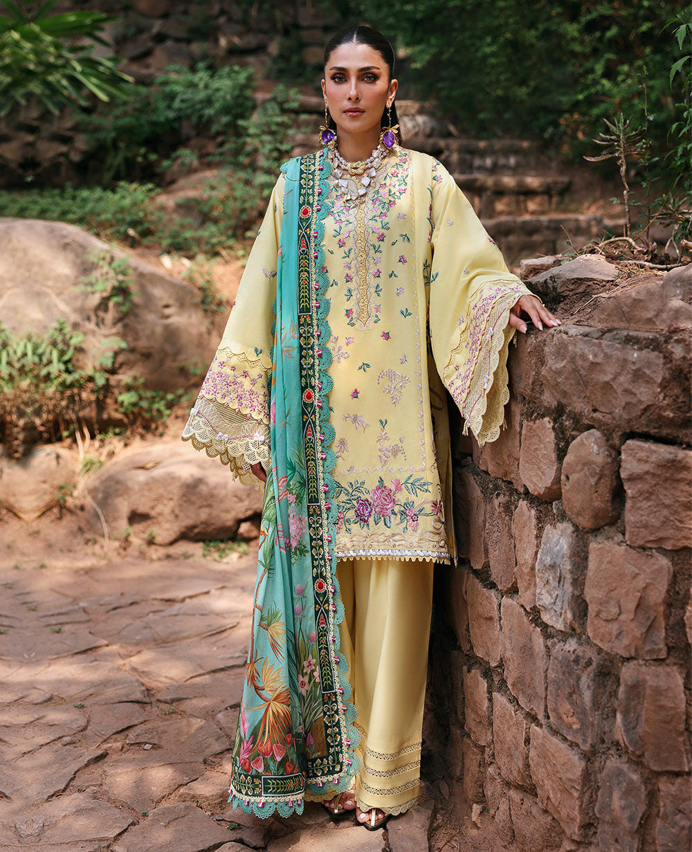 Republic Womenswear | Talia Luxury Lawn 25 | D3-A - Lina
