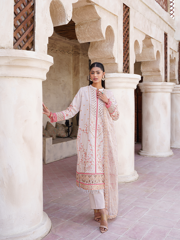 Zebtan | Zeenat Luxury Lawn Eid Collection | ZL 01 - House of Zarish