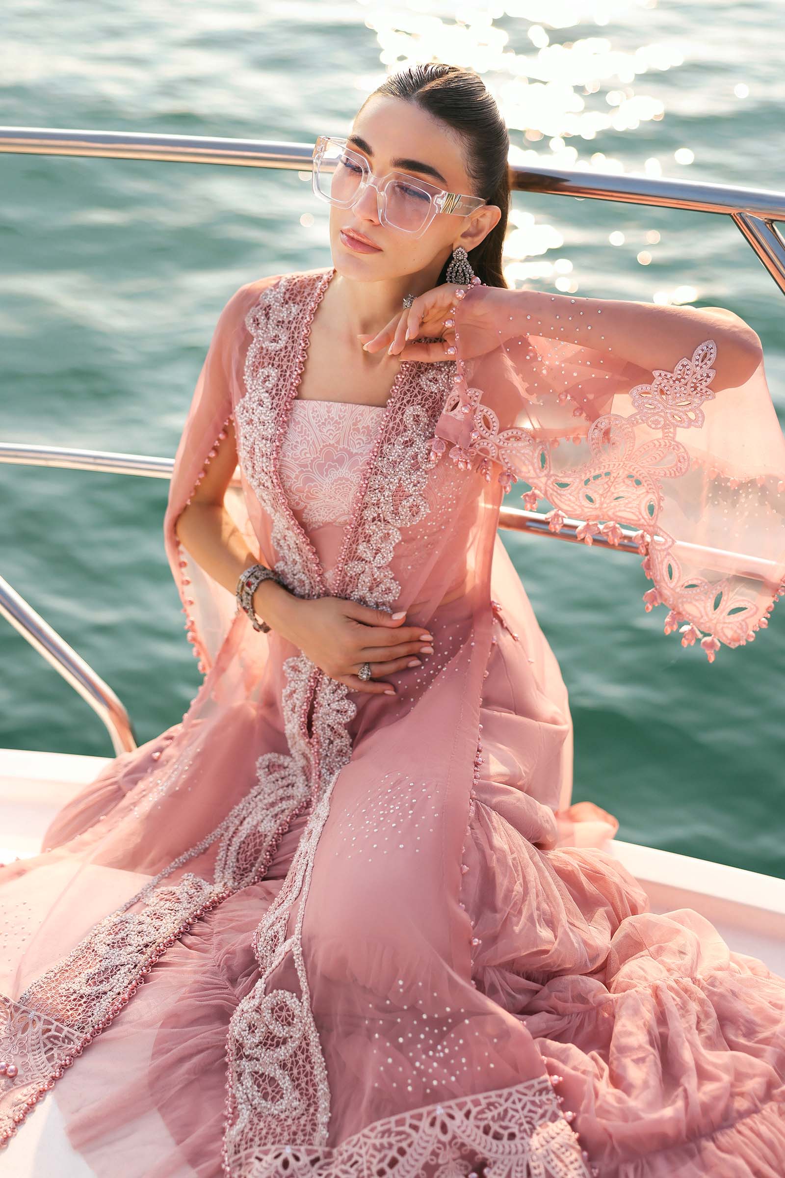 Maria B | Edit Lawn’26 | 3 Piece Unstitched Embroidered Organza Suit