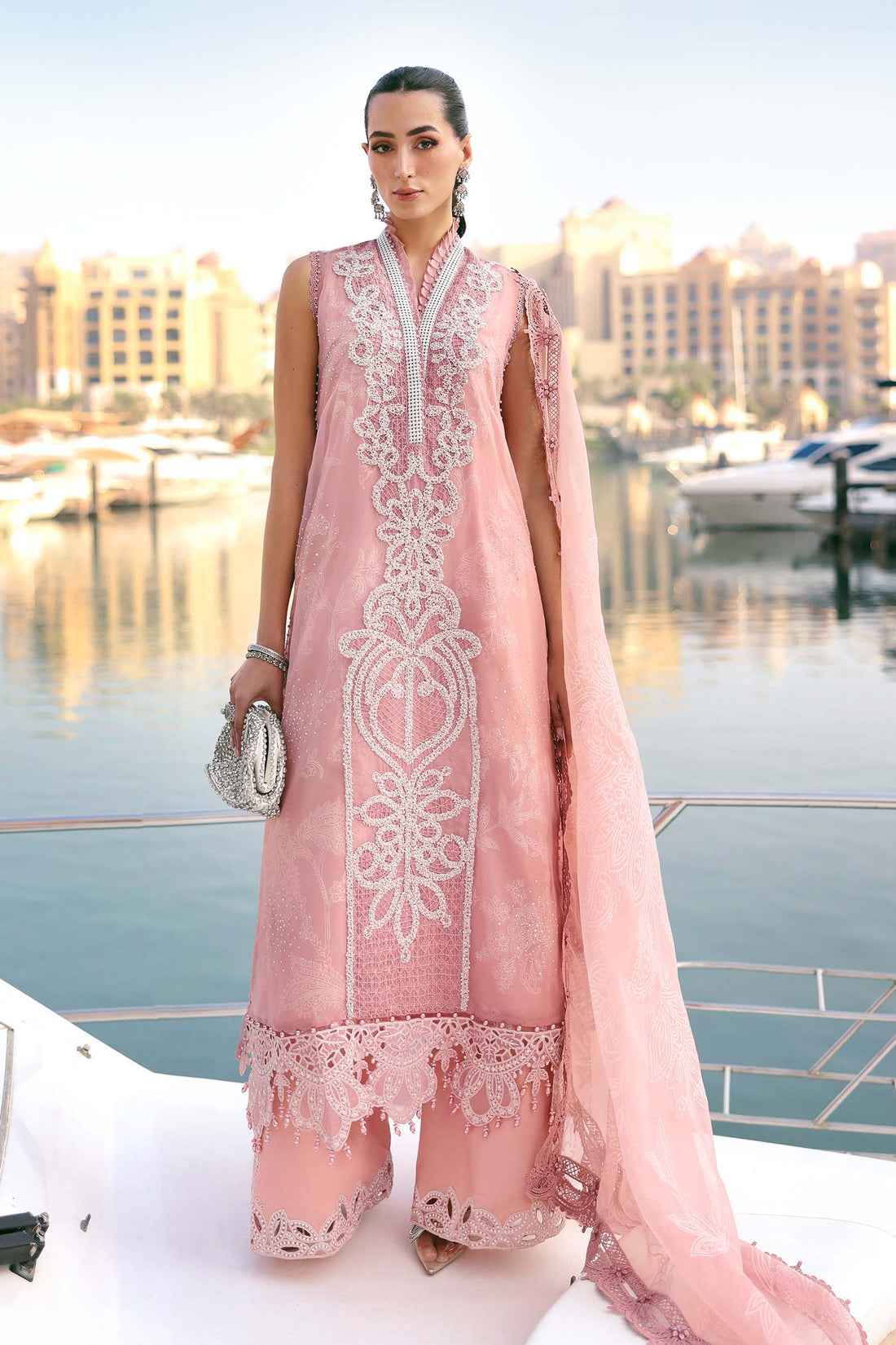 Maria B | Edit Lawn’26 | 3 Piece Unstitched Embroidered Organza Suit