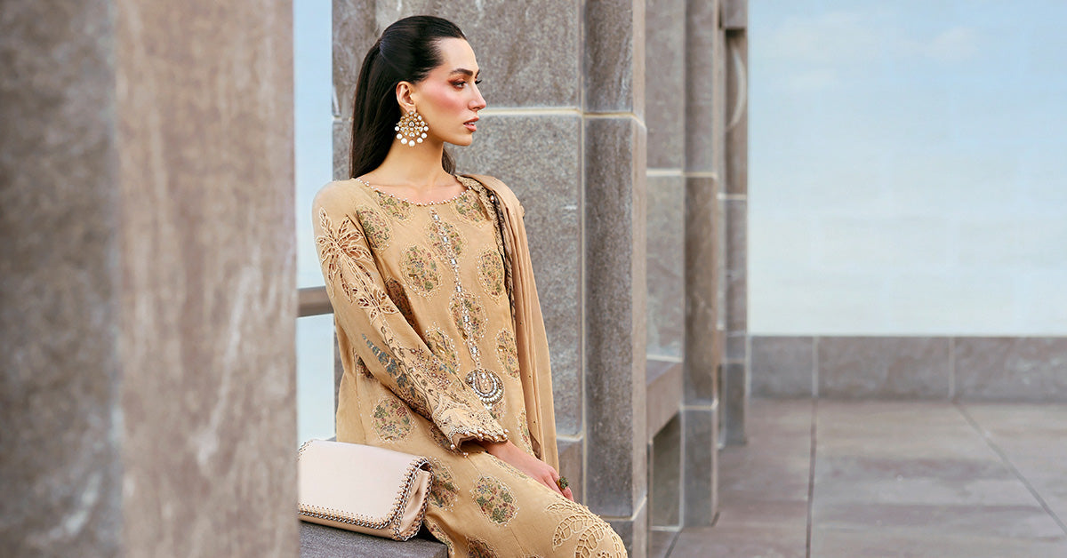 Maria B | Edit Lawn’26 | 3 Piece Unstitched Embroidered Jacquard Lawn Suit