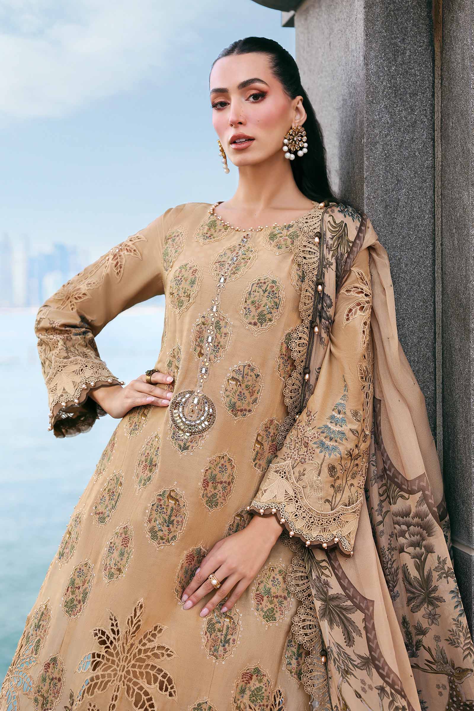 Maria B | Edit Lawn’26 | 3 Piece Unstitched Embroidered Jacquard Lawn Suit