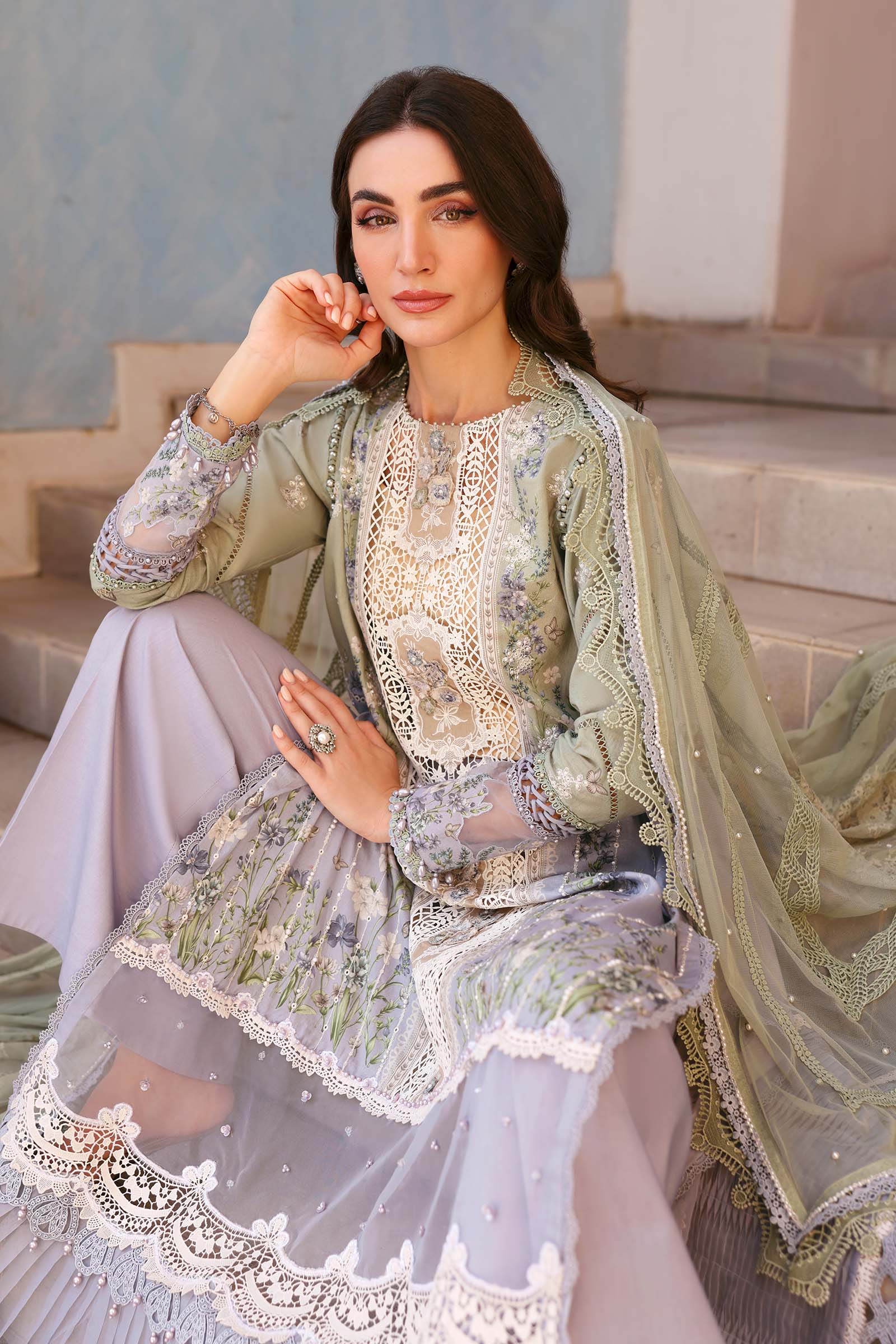 Maria B | Edit Lawn’26 | 3 Piece Unstitched Embroidered Lawn Suit
