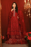 Raeesa Premium | Nooraniyat | D4-Crimson Red