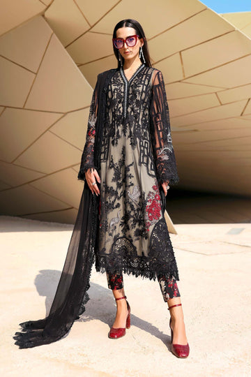 Maria B | Edit Lawn’26 | 3 Piece Unstitched Embroidered Net Suit