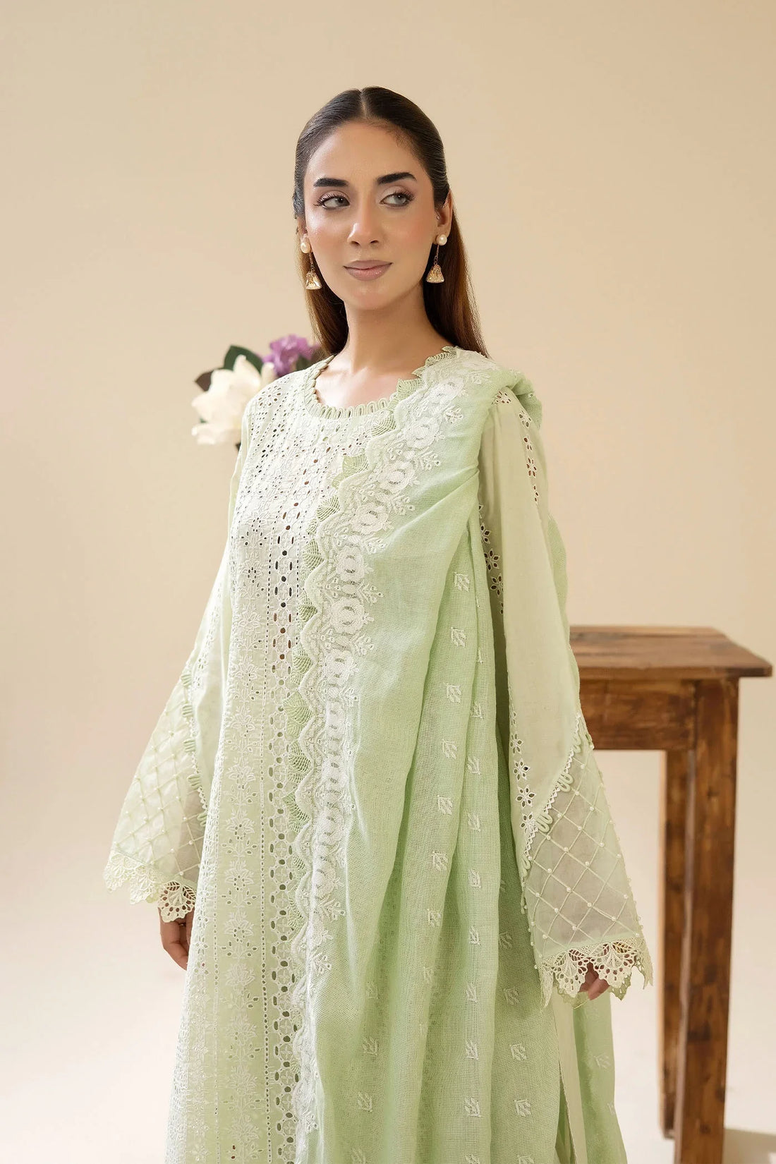 Adans Libas | Chikankari Lawn | CHIKANKARI LAWN-08 - 1