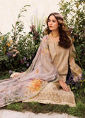 Iznik Dahlia Embroidered Luxury Lawn 3Pc Suit DL-03 CASCADE - House Of Anaya