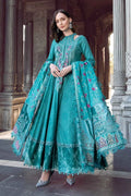 Maria B | Linen 23 | Teal DL-1105 - House Of Anaya