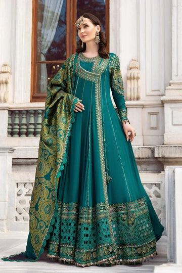 Maria B | Linen 23 | Emerald Green DL-1107 - House Of Anaya