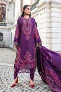 Maria B | Linen 23 | Purple DL-1108 - House Of Anaya