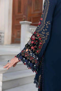 Maria B | Linen 23 | Navy Blue DL-1109 - House Of Anaya