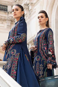 Maria B | Linen 23 | Navy Blue DL-1109 - House Of Anaya