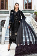 Maria B | Linen 23 | Black & Gold DL-1111 - House Of Anaya