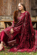 Maria B | Linen 23 | Deep Pink DL-1112 - House Of Anaya