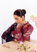 Iznik Dahlia Embroidered Luxury Lawn 3Pc Suit DL-11 SOLISTICE - House Of Anaya