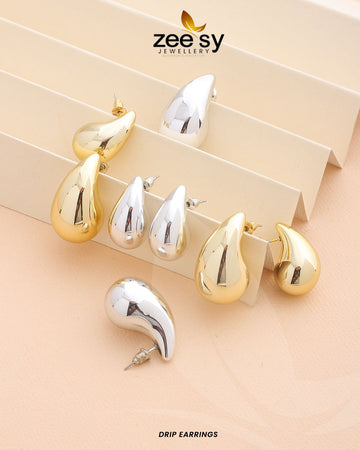 Drip Earrings - House Of Zarish
