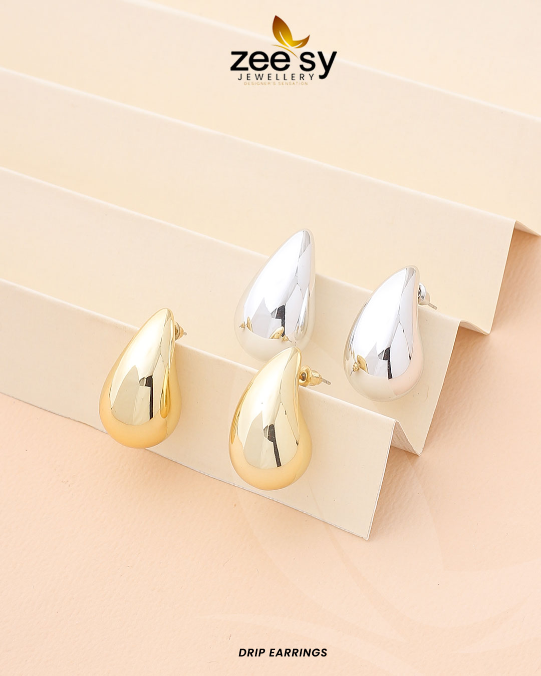 Drip Earrings - House Of Zarish
